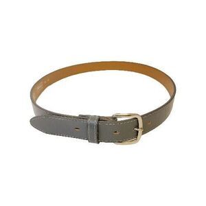 Haband Genuine Bonded Leather Gray Mens 38 Dress Belt